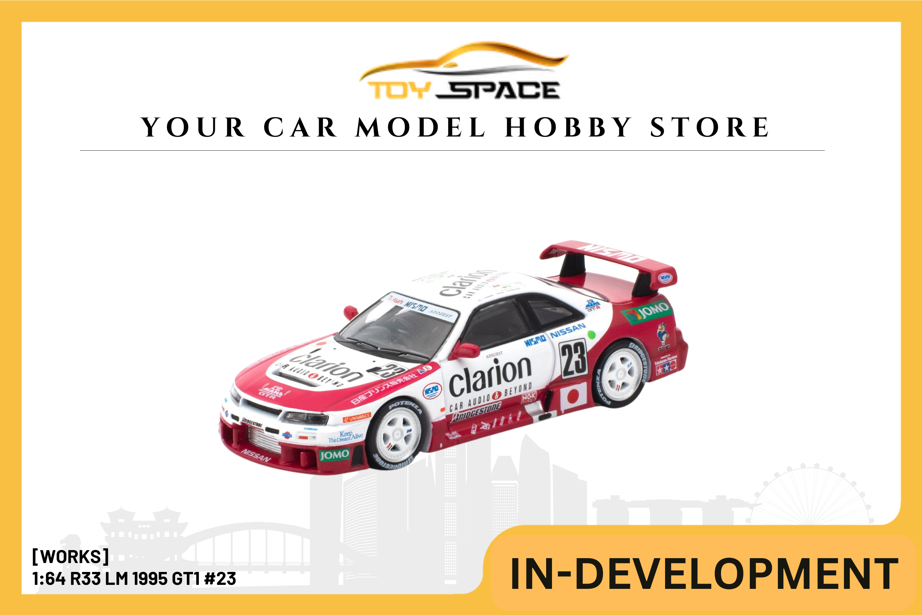 [WORKS] 1:64 R33 LM 1995 GT1 #23