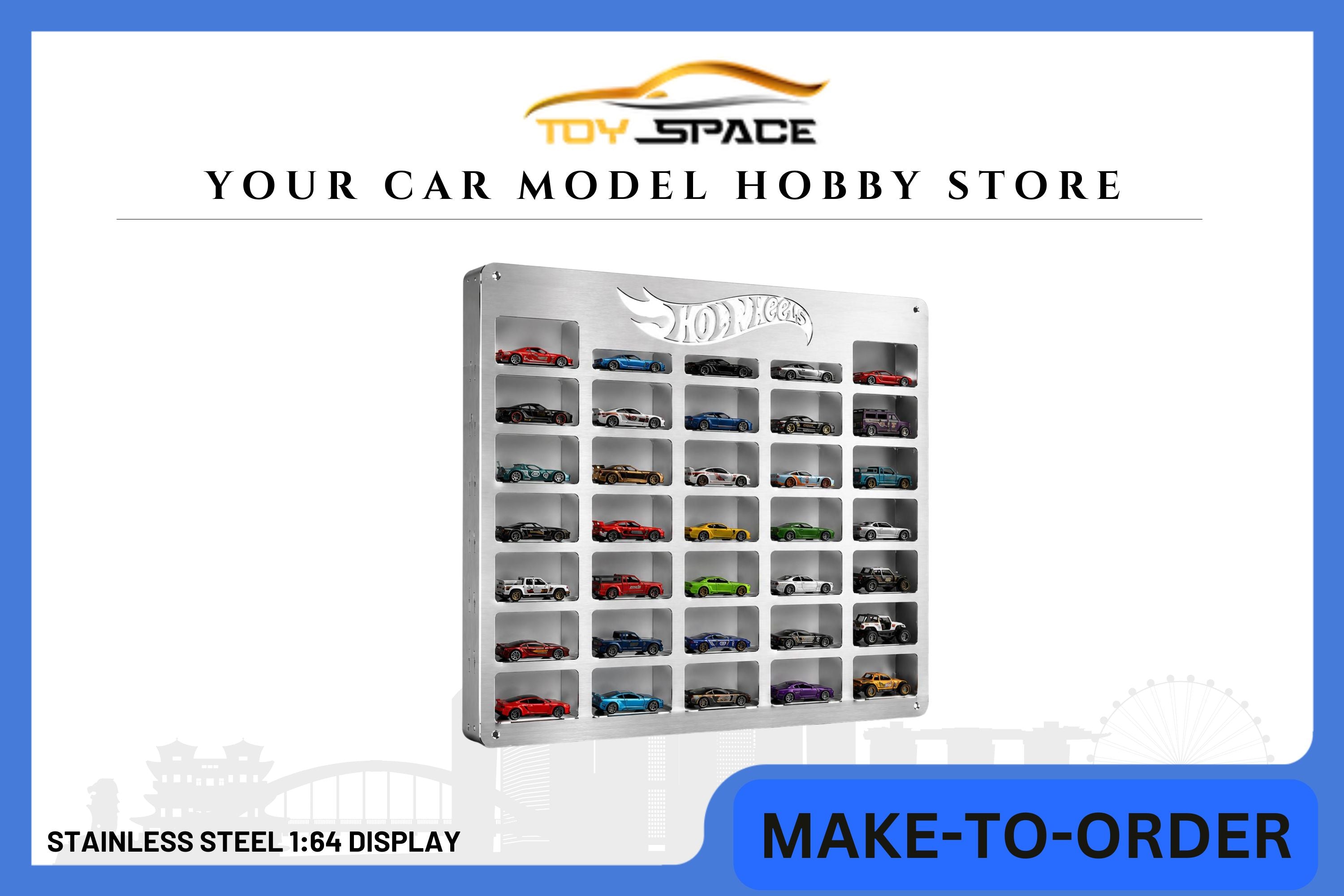 Stainless Steel 1:64 Dieast Display Rack