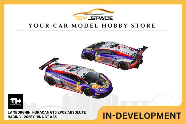 [TRENDS HOBBY] Lamborghini Huracan GT3 EVO2 Absolute Racing - 2026 China GT #63