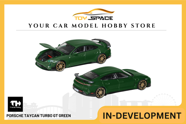 [TRENDS HOBBY] Porsche Taycan Turbo GT Green