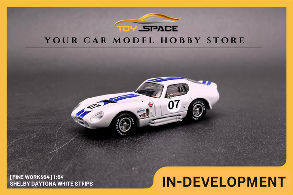 [FINE WORKS64] 1:64 Shelby Daytona White Strips