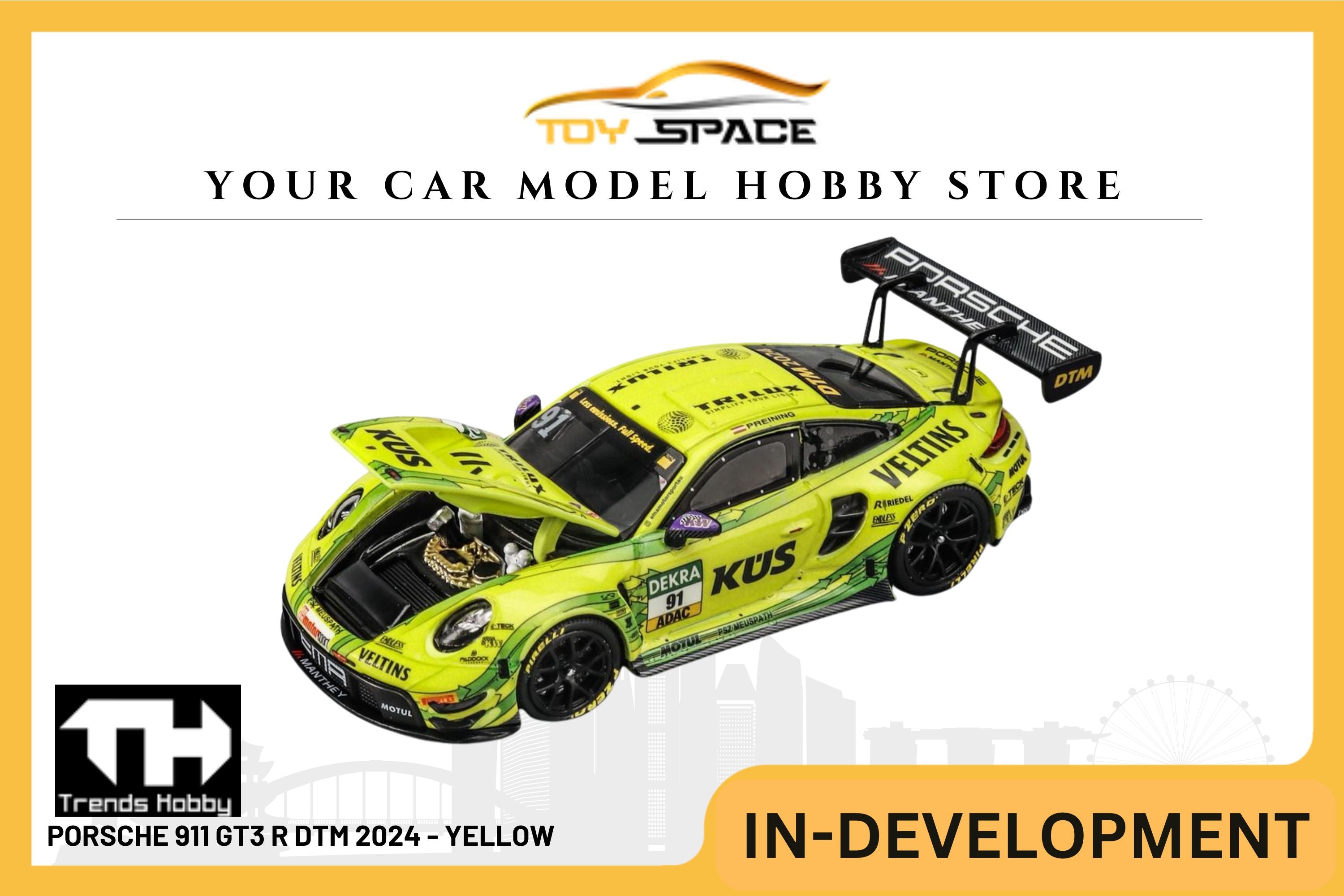 [TRENDS HOBBY] Porsche 911 GT3 R DTM 2024 - Yellow