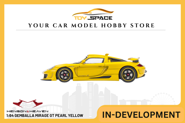 [HH MODEL] 1:64 Gemballa Mirage GT Pearl Yellow