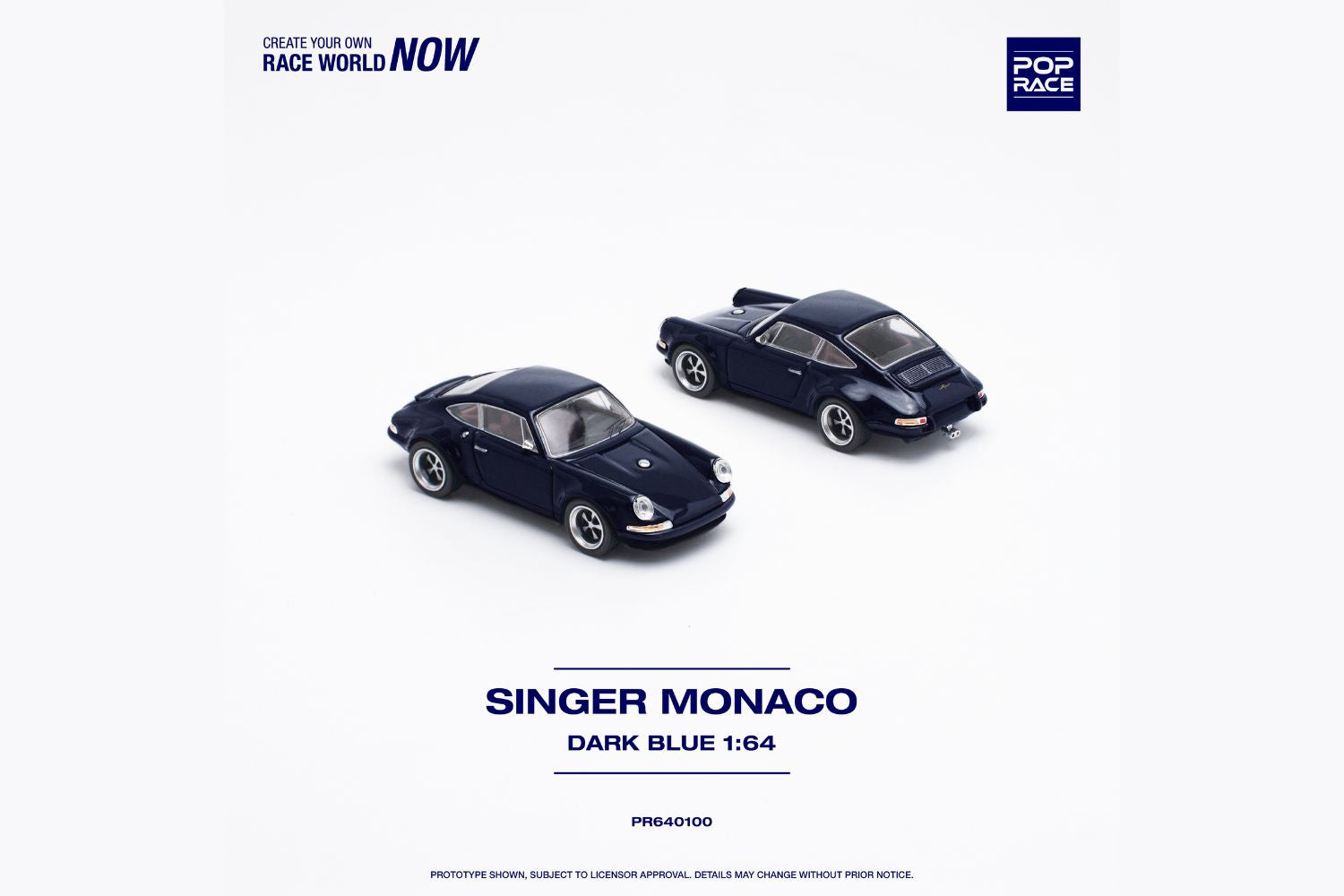 [POP RACE] 1/64 SINGER - MONACO - Midnight Blue