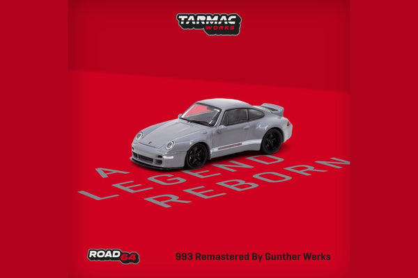 Tarmac Works 1/64 993 Remastered By Gunther Werks Grey - ROAD64