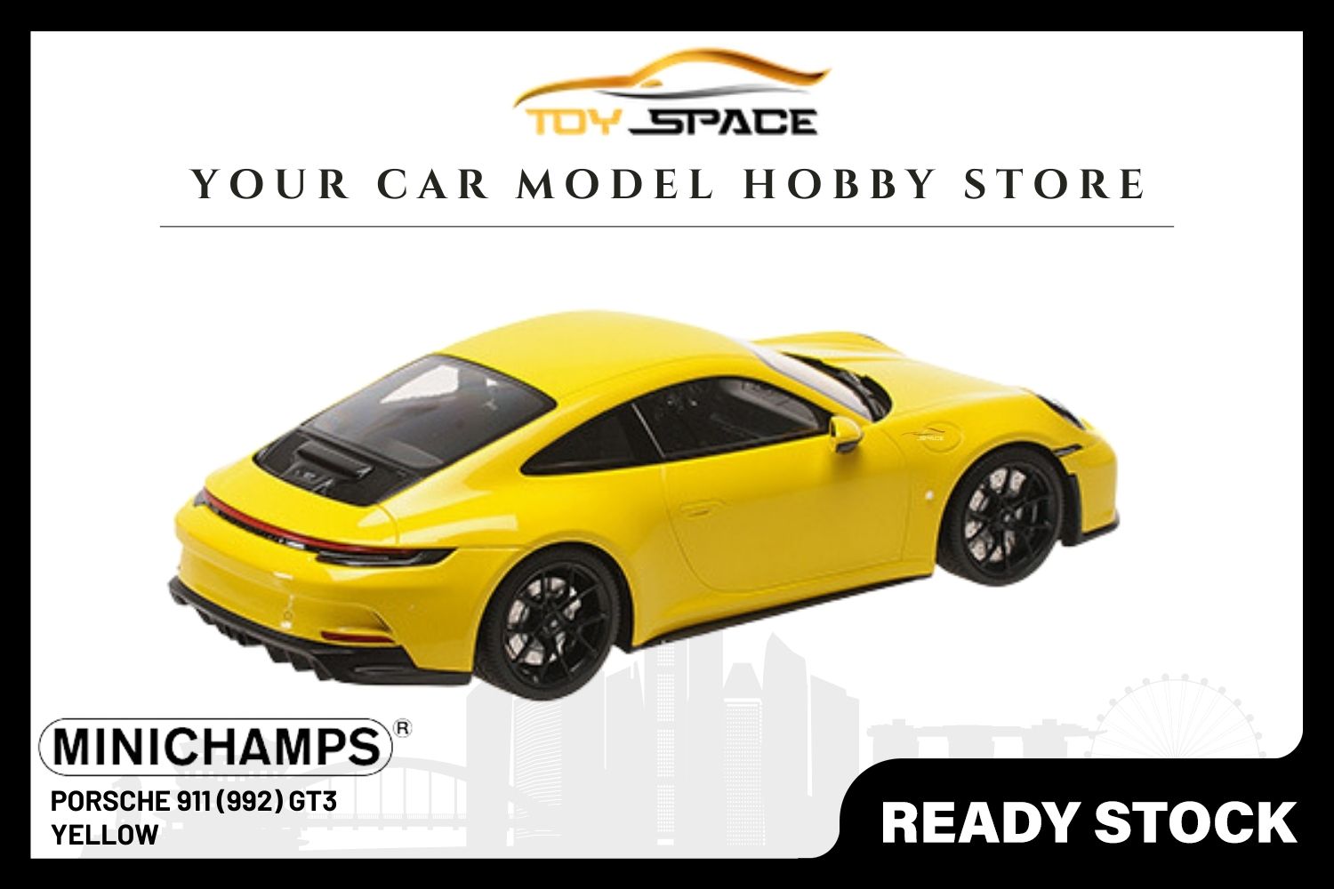 [MINICHAMPS] 1/18 Porsche 911 (992) GT3 Touring - Yellow