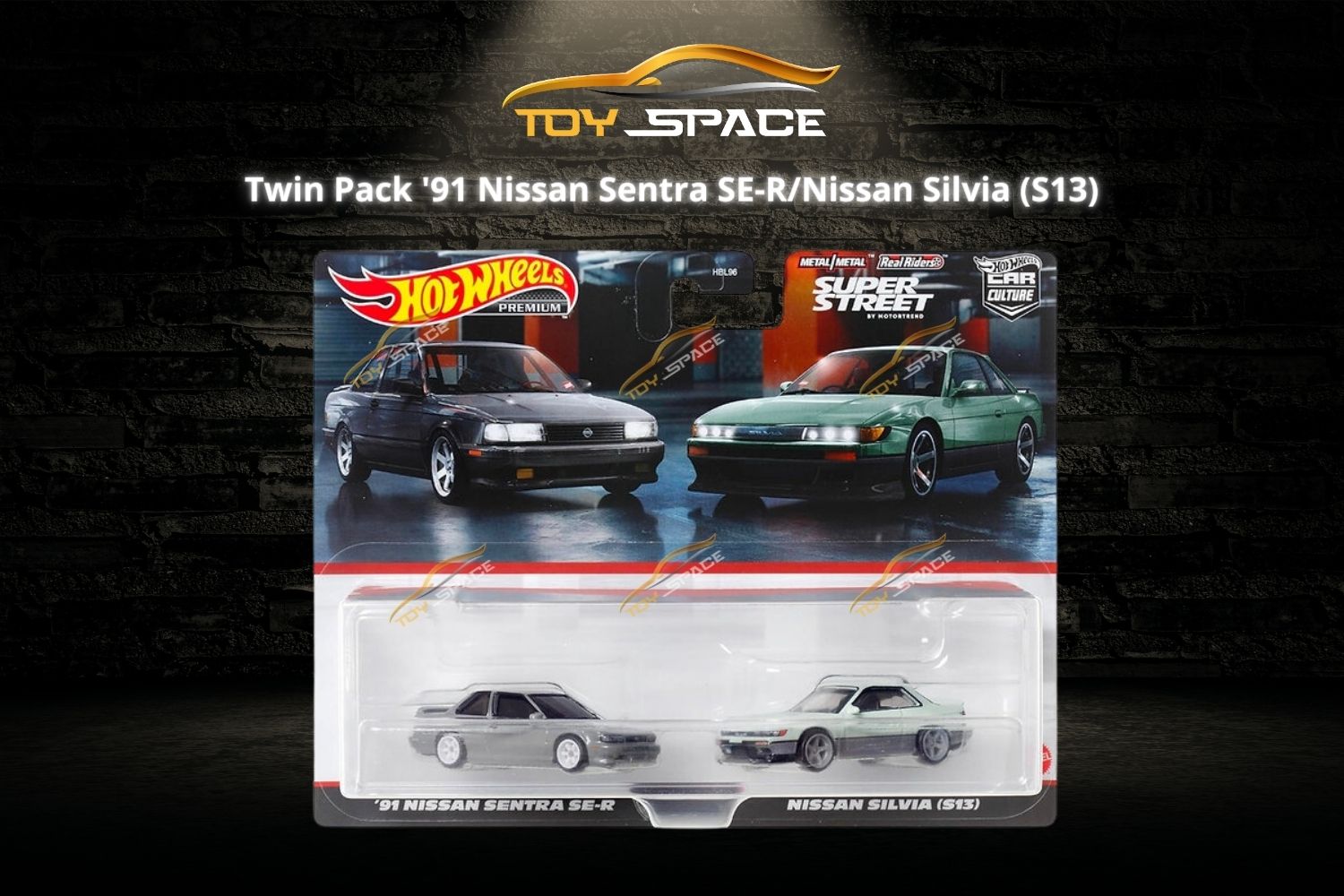 Hot Wheels Twin Pack '91 Nissan Sentra SE-R/Nissan Silvia (S13)