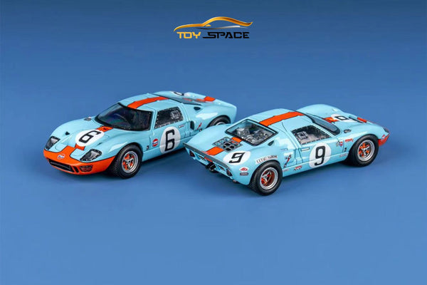 Finclassically 1/64 1968 Le Mans 24 Hours 1st Winner Gulf Livery with Figurine