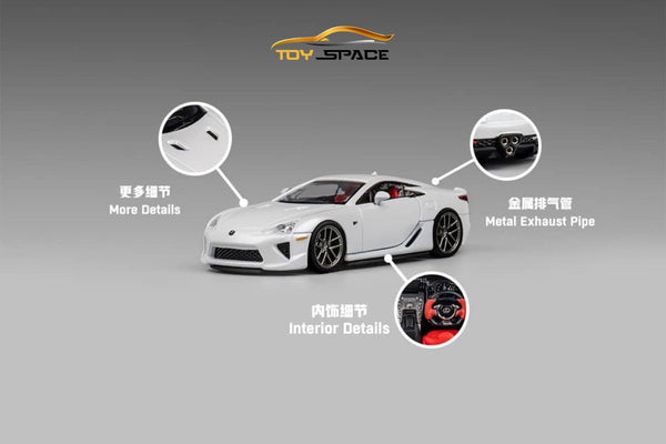 [CM MODEL] 1/64 Lexus LFA - Pearl White