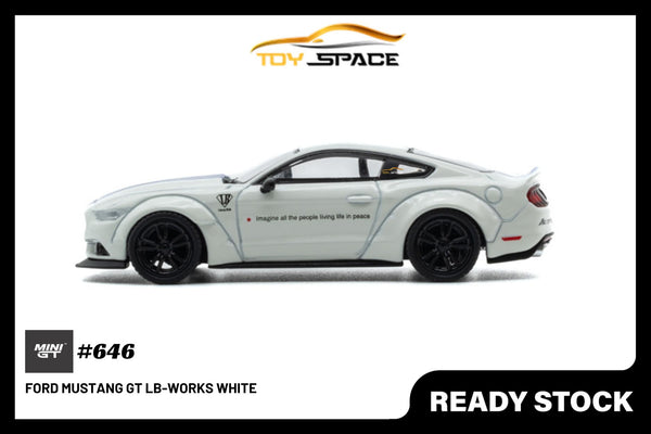 Mini GT Ford Mustang GT LB-Works White (RHD)