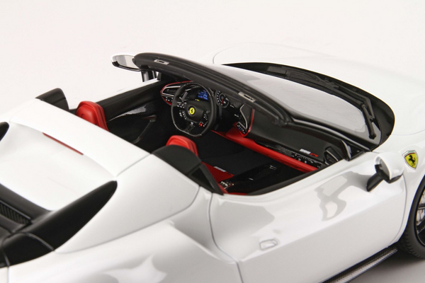BBR Models 1/18 Ferrari 296 GTS White Cervino [Limited 50 pcs]