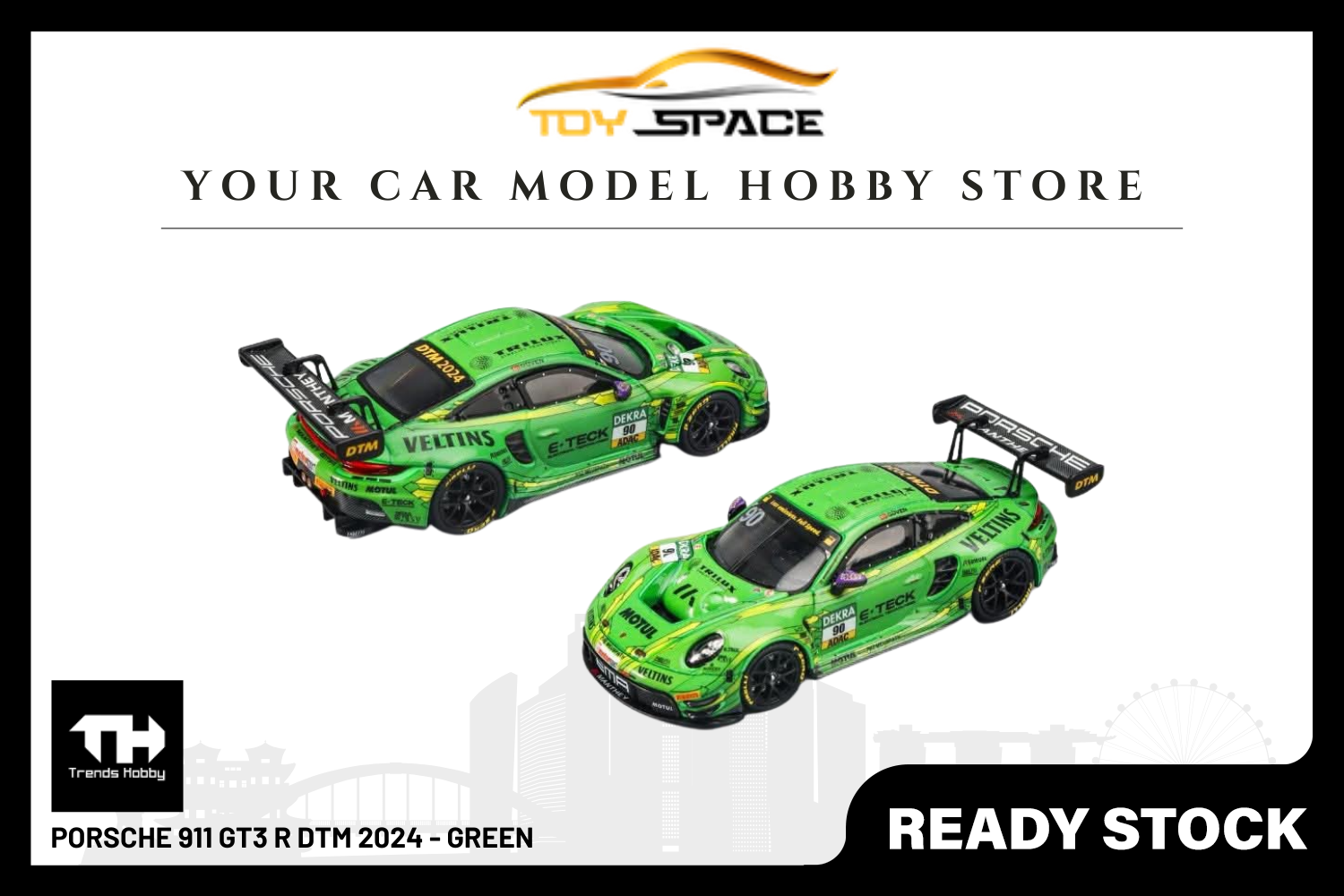 [TRENDS HOBBY] Porsche 911 GT3 R DTM 2024 - Green