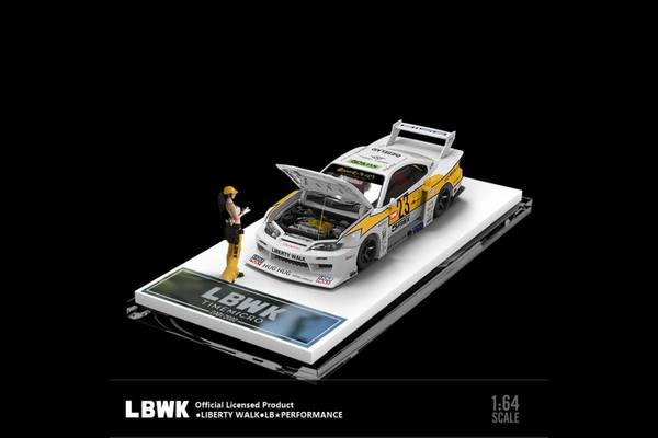 TM 1/64 LBWK Nissan Silvia S15 #23 With Figurine