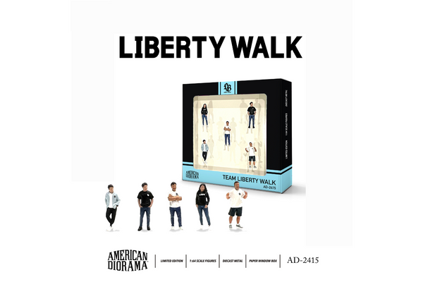 [AMERICAN DIORAMA] 1/64 Liberty Walk Figurine Set