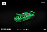 [POP RACE] 1:64 Mazda RX7 (FC3S) RE-Amemiya Green