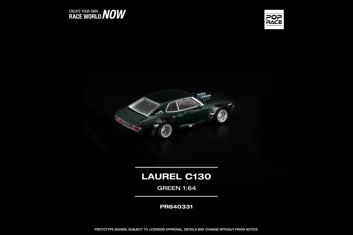 [POP RACE] 1:64 Laurel C130 Green
