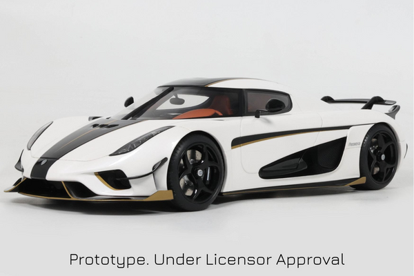 [GT SPIRIT] 1/18 Koenigsegg Regera Record White 2023 [GT913]