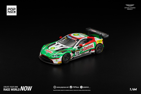 [POP RACE] 1:64 Aston Martin Vantage GT3 Bathurst - Toy Space Diecast Online Store Singapore