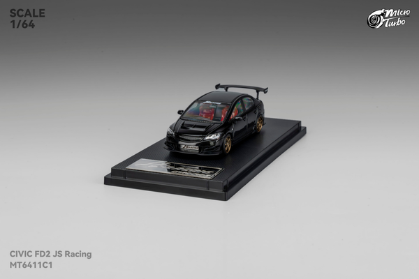 [MICRO TURBO] 1:64 Custom FD2 J’S Racing Metallic Black