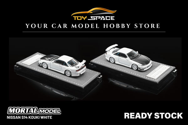 [MORTAL] 1:64 Nissan S14 Kouki White