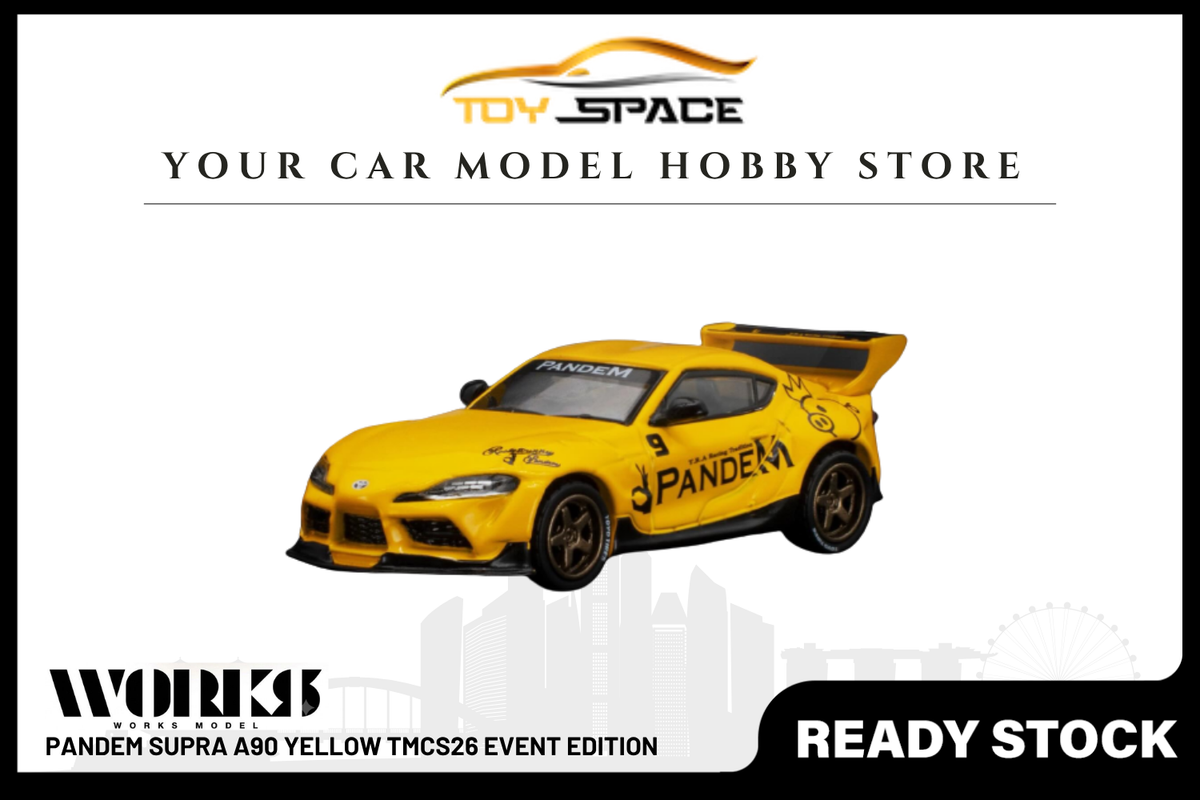 [WORKS] 1:64 Pandem Supra A90 Yellow TMCS26 Event Edition