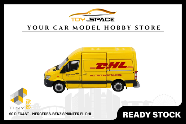 [TINY] 90 Diecast - Mercedes-Benz Sprinter FL DHL