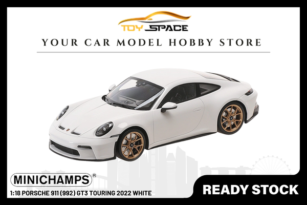 [MINICHAMPS] 1:18 Porsche 911 (992) GT3 Touring 2022 White