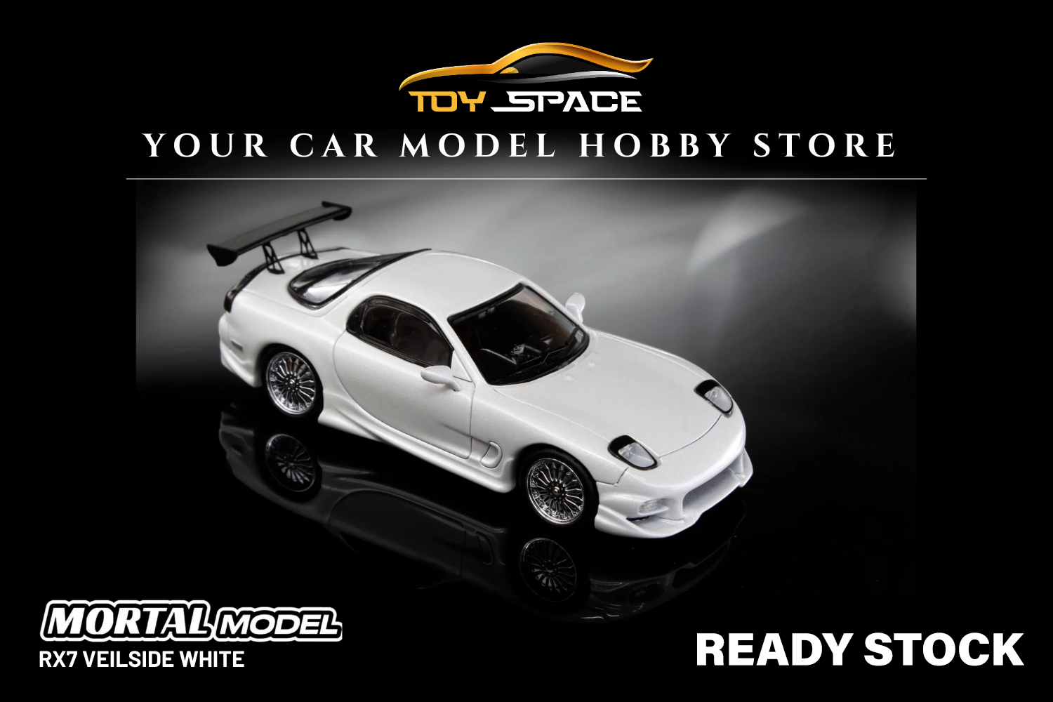 [MORTAL] 1:64 RX7 Veilside White