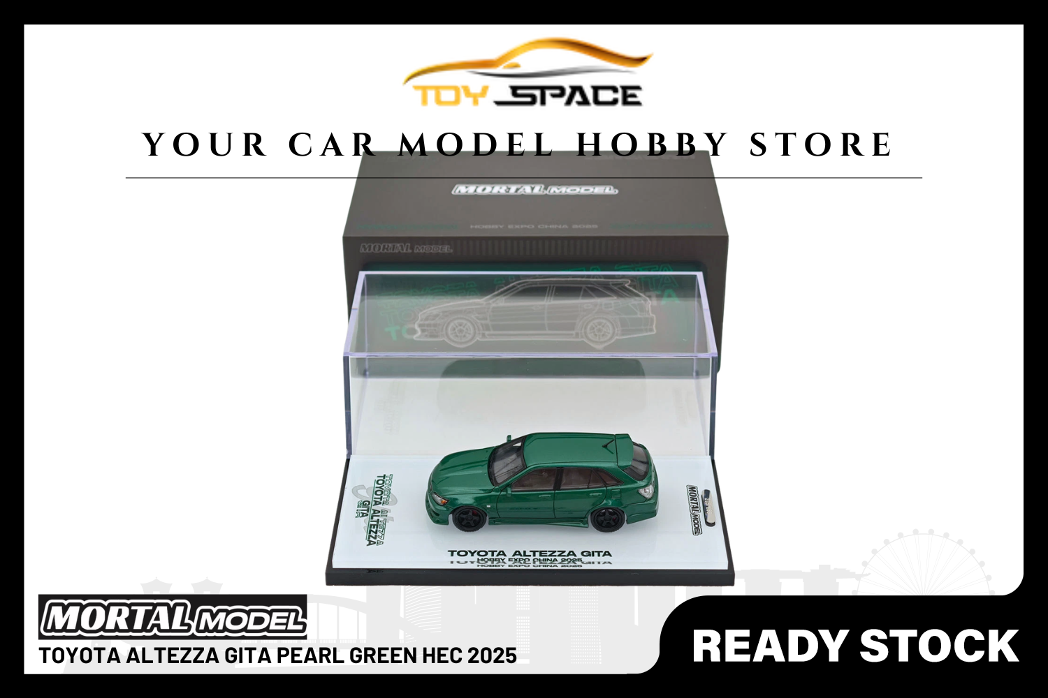 [MORTAL] 1:64 Toyota Altezza Gita Pearl Green HEC 2025