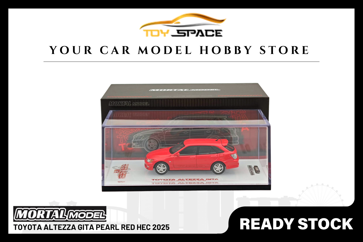 [MORTAL] 1:64 Toyota Altezza Gita Pearl Red HEC 2025