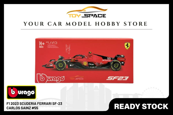 Bburago 1:43 Scuderia Ferrari SF23 (2023) #55 Carlos Sainz