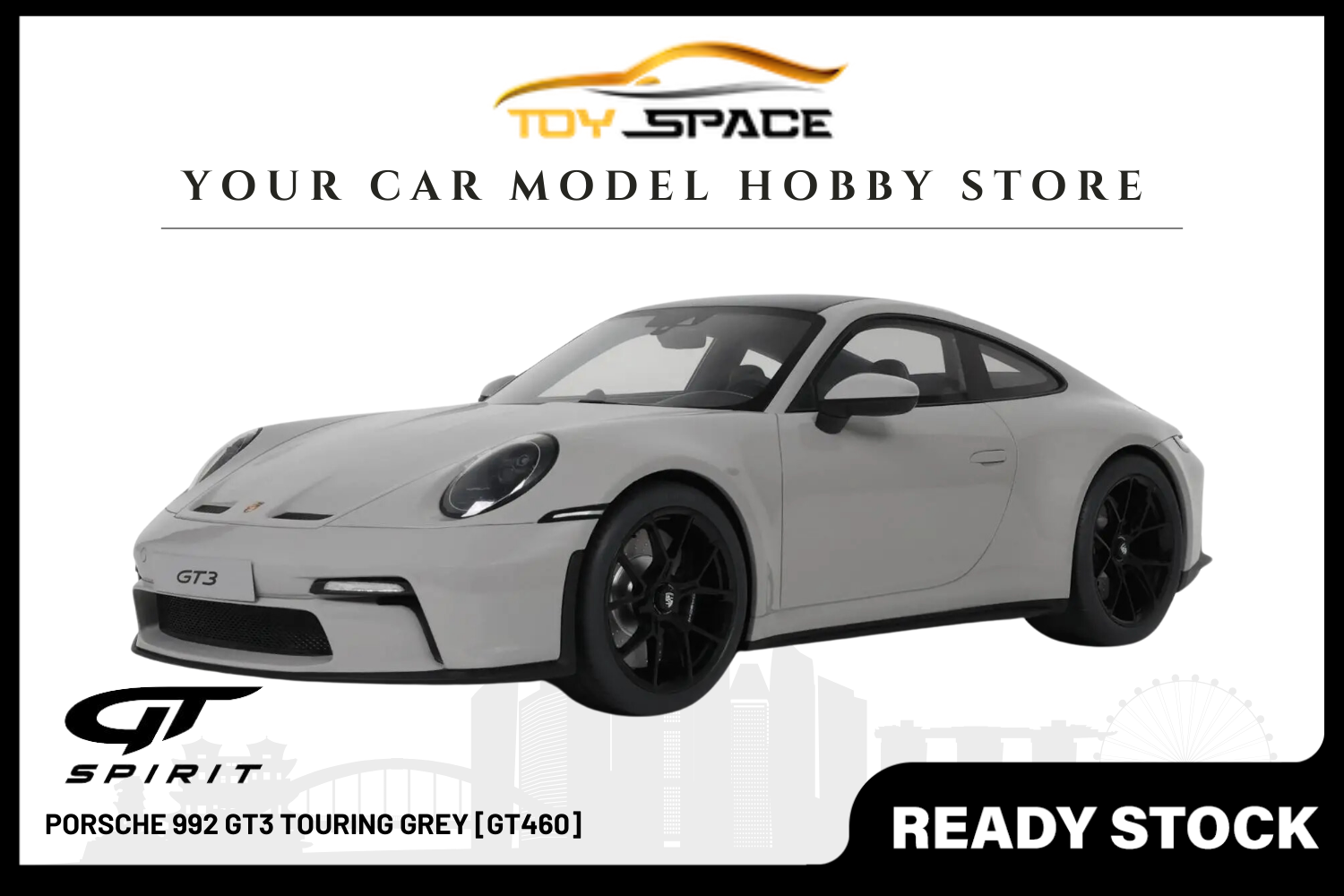 [GT SPIRIT] 1/12 Porsche 992 GT3 Touring Grey [GT460]