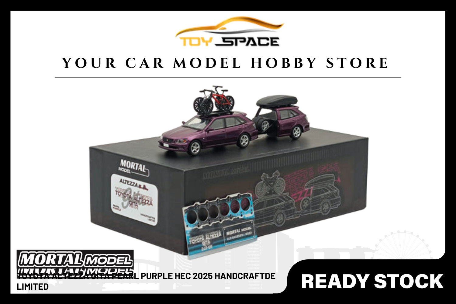 [MORTAL] 1:64 Toyota Altezza Gita Pearl Purple HEC 2025 Handcraftde Limited
