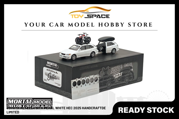 [MORTAL] 1:64 Toyota Altezza Gita Pearl White HEC 2025 Handcraftde Limited