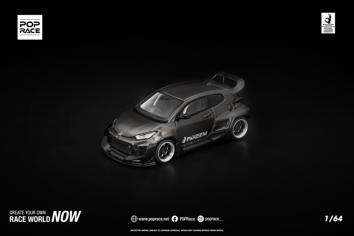 [POP RACE] 1:64 Pandem GR Yaris Carbon Edition