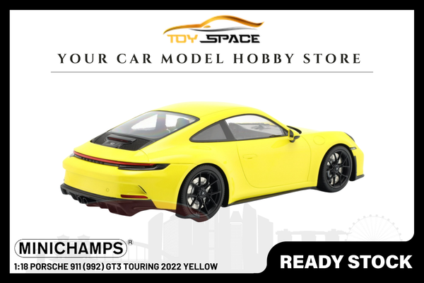 [MINICHAMPS] 1:18 Porsche 911 (992) GT3 Touring 2022 Yellow