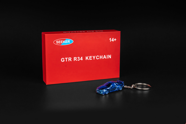 [SEEKER] 1/87 Nissan GTR34 Keychain