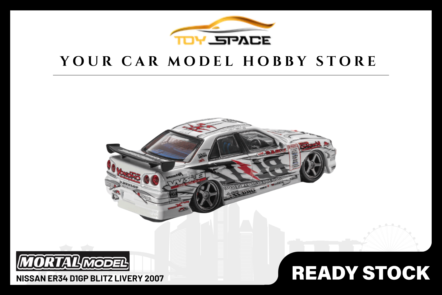 [MORTAL] 1:64 Nissan ER34 D1GP BLITZ Livery 2007