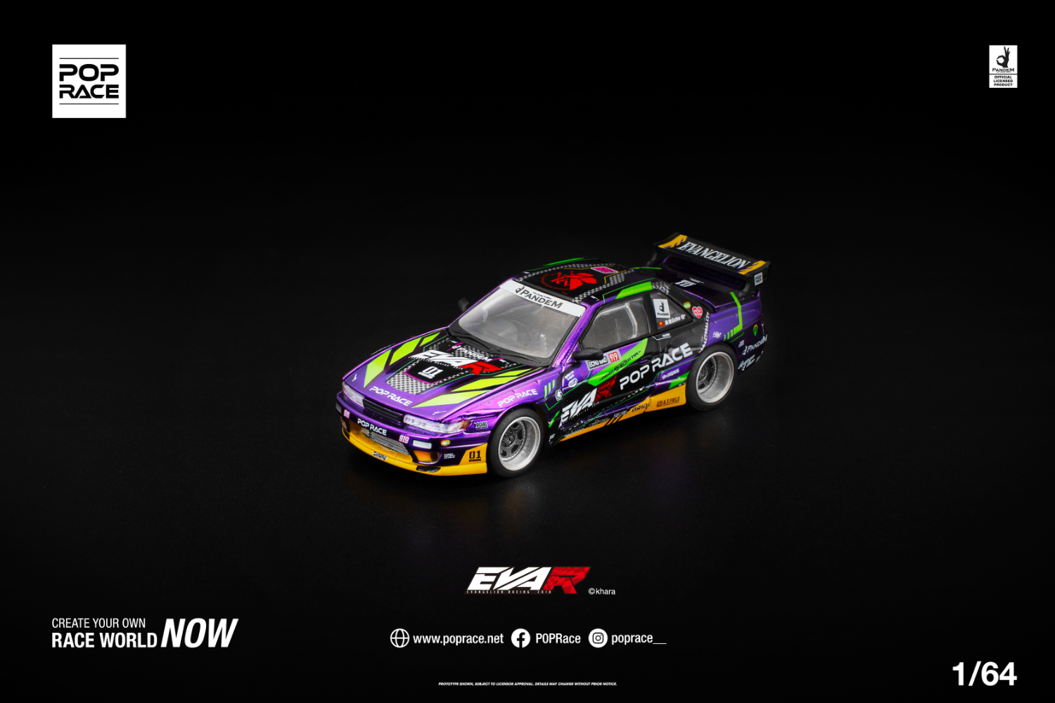 [POP RACE] 1:64 Pandem S13 Eva RT Test Type-01