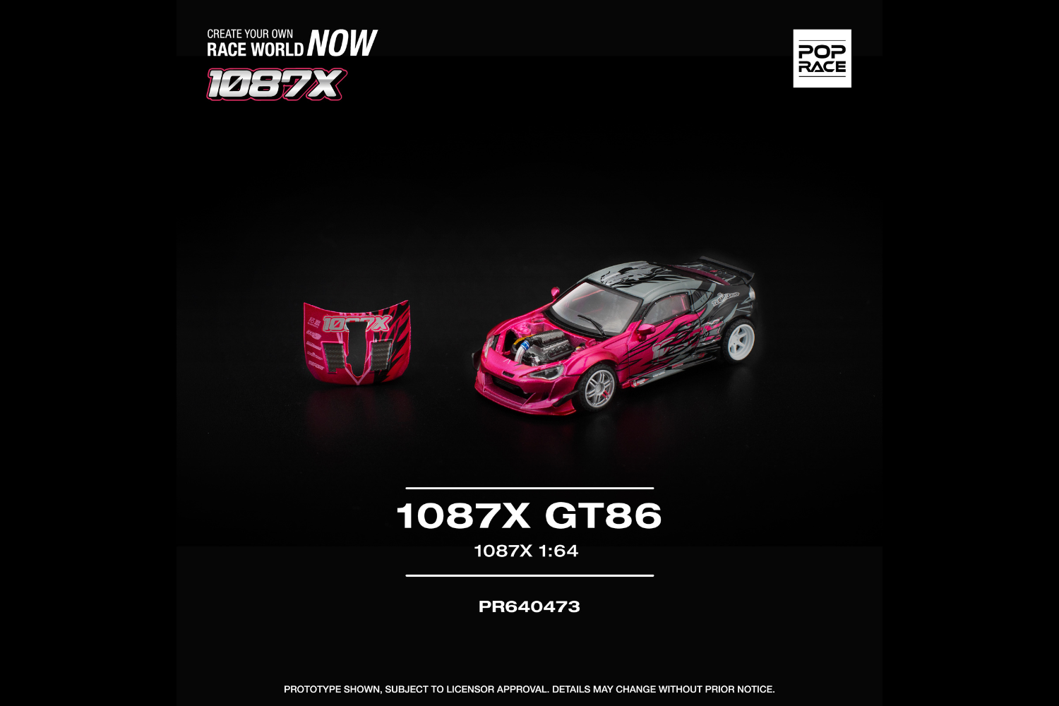 [POP RACE] 1:64 1087X GT86