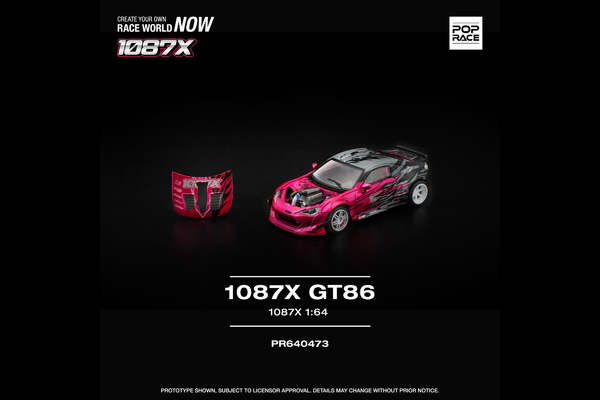 [POP RACE] 1:64 1087X GT86