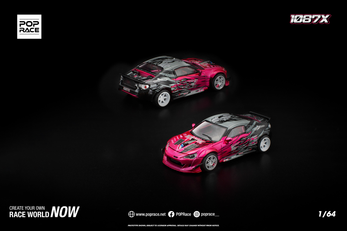 [POP RACE] 1:64 1087X GT86 - Toy Space Diecast Online Store Singapore