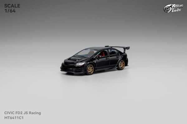 [MICRO TURBO] 1:64 Custom FD2 J’S Racing Metallic Black