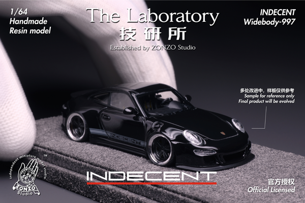 [THE LABORATORY] 1:64 Indecent Widebody 997 Metallic Lava Orange