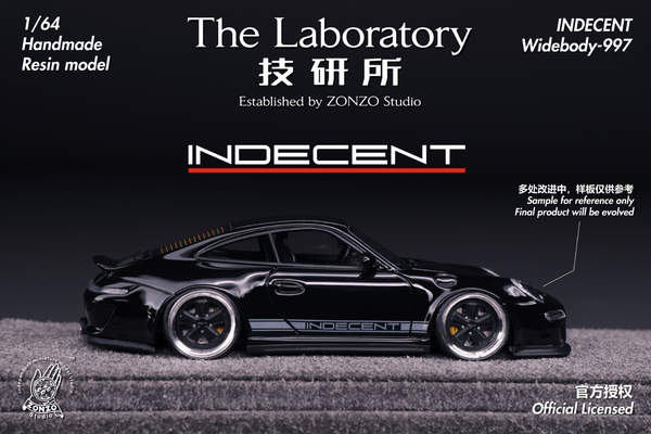 [THE LABORATORY] 1:64 Indecent Widebody 997 Metallic Lava Orange