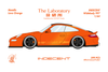 [THE LABORATORY] 1:64 Indecent Widebody 997 Metallic Lava Orange