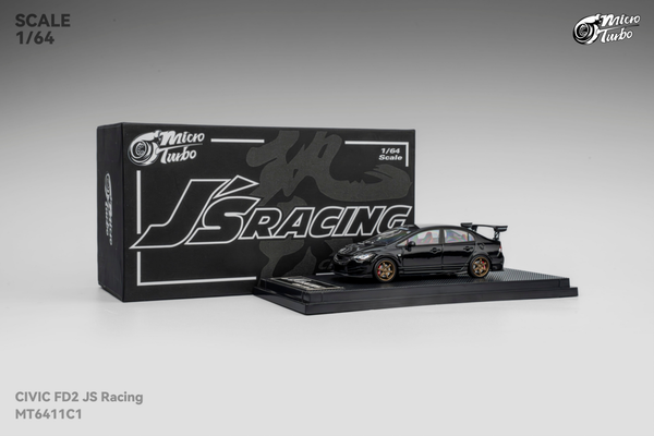 [MICRO TURBO] 1:64 Custom FD2 J’S Racing Metallic Black