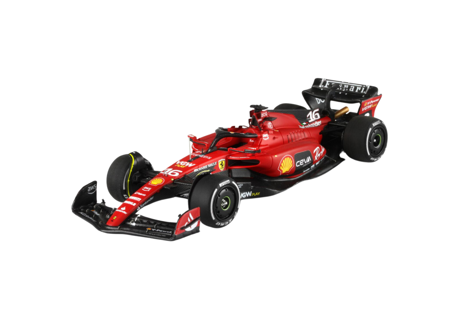 BBR Models 1/43 Ferrari SF23 G.P Bahrain 2023 Carlos Sainz