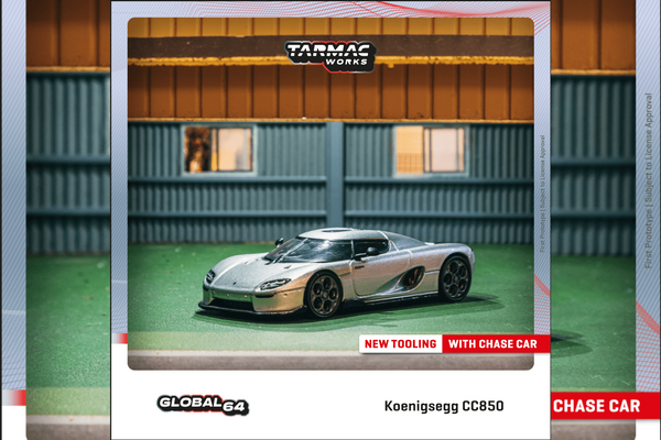 Tarmac Works 1/64 Koenigsegg CC850 Silver - GLOBAL64