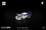 [POP RACE] 1:64 Pandem S13 White Purple - Toy Space Diecast Online Store Singapore